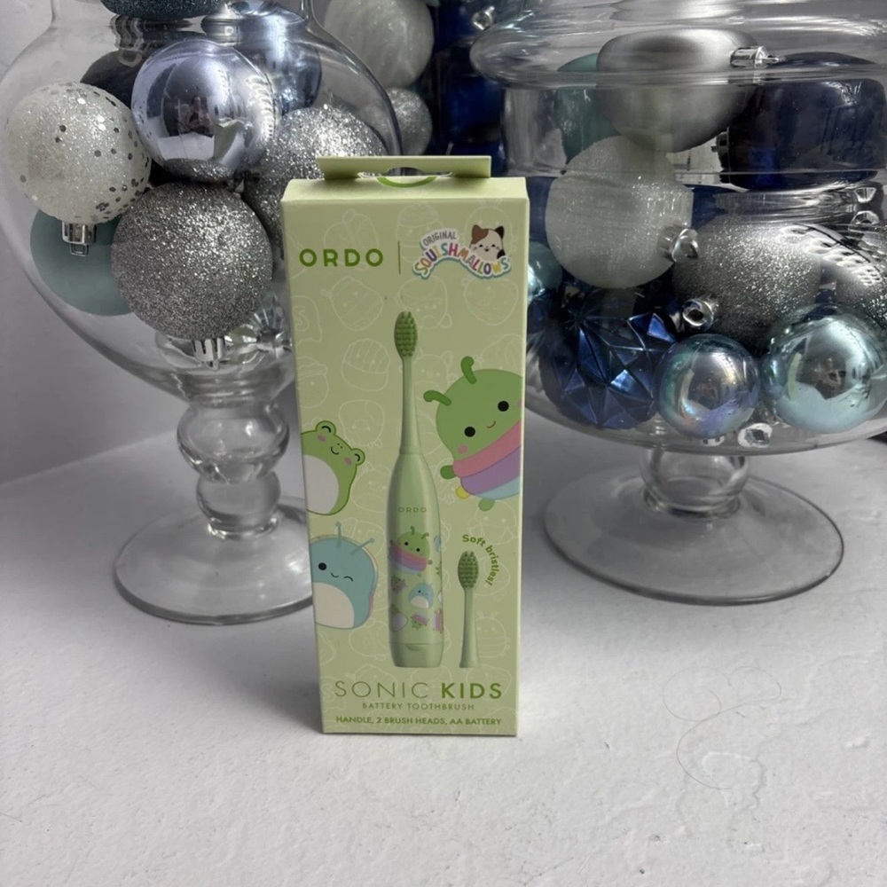 ORDO Sonic Kids’ Battery Toothbrush- Squishmallows Green New